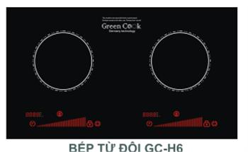 bếp từ đôi green cook gc h6