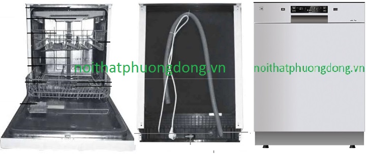 Hình ảnh máy rửa bát Mallcoa WQP12-j7309E