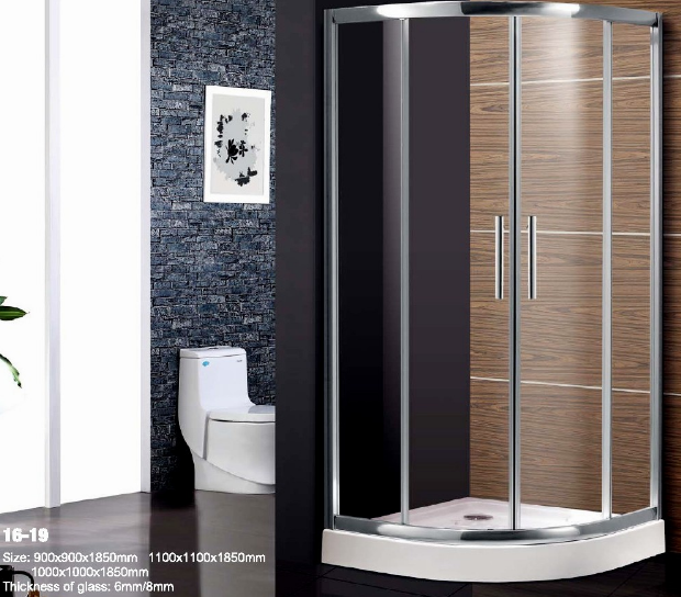 Bồn tắm đứng vách kính Daros