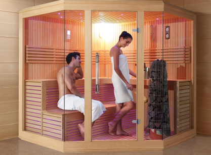 Phòng xông hơi khô bằng gỗ chất lượng tốt không
