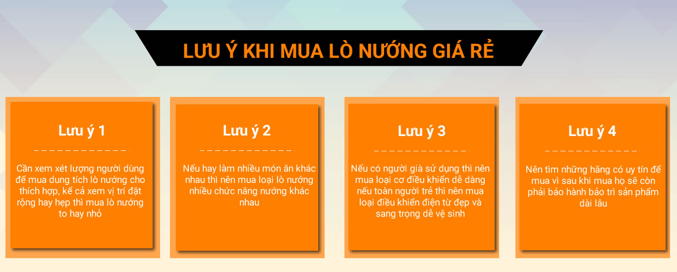 Ưu điểm lò nướng giá rẻ