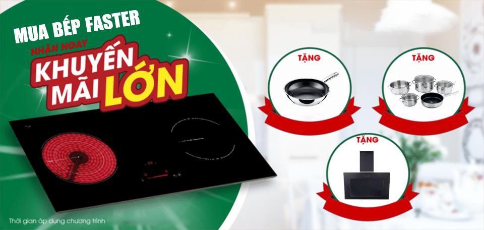 CHương trình ưu đãi khi mua thiết bị bếp faster tại Nội Thất Phương Đông