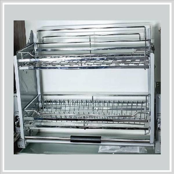 Kệ kéo 2 tầng inox 304 Higold A222BE