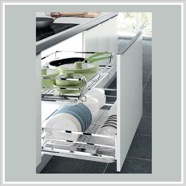 Rổ chén dĩa inox 304 Higold Diamond 301501