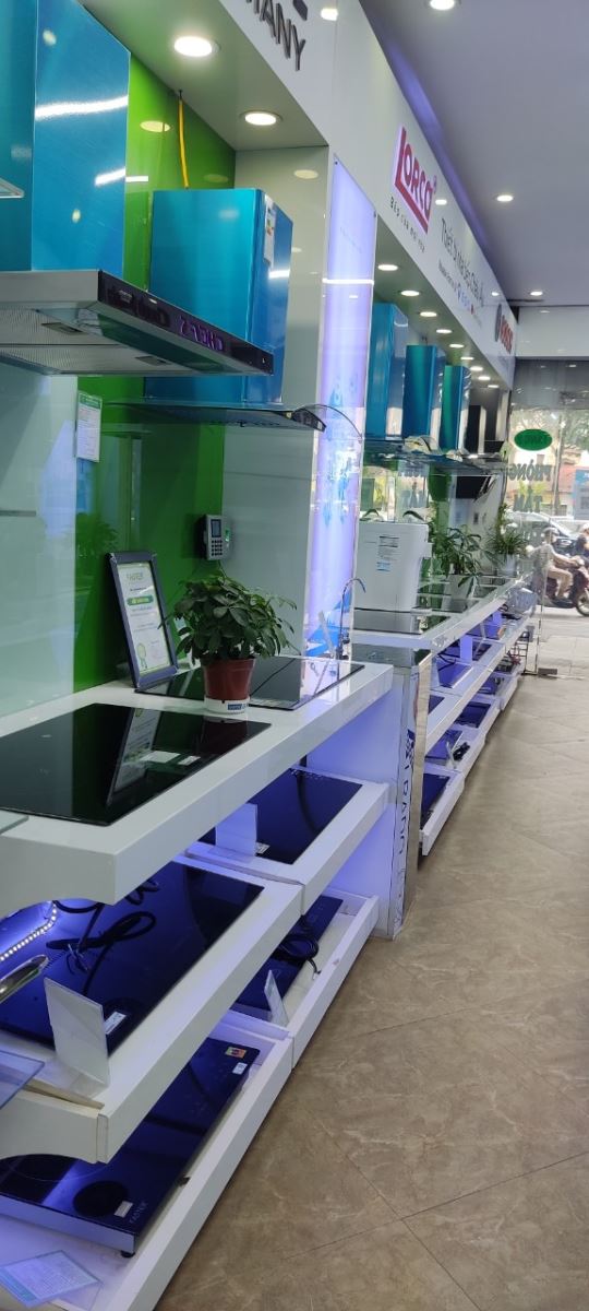 Không gian trưng bày bếp hút của Nội Thất Phương Đông