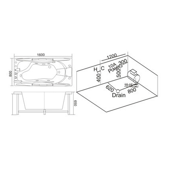 bản vẽ bồn rudylux 0737-1A