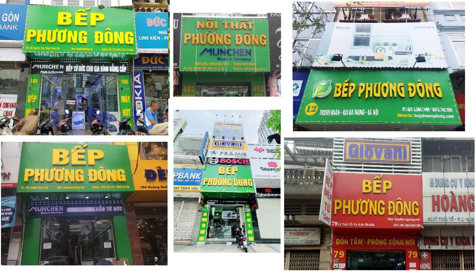 Các showroom Nội Thất Phương Đông