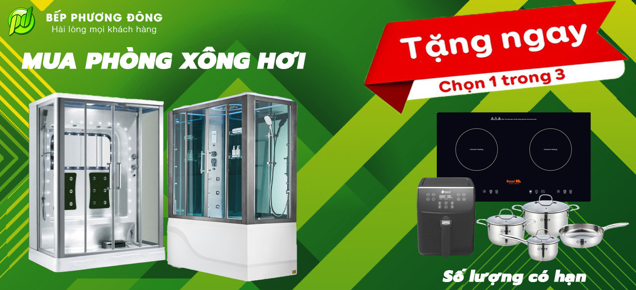 Các phần quà tặng khi mua phòng xông hơi tại Nội Thất Phương Đông