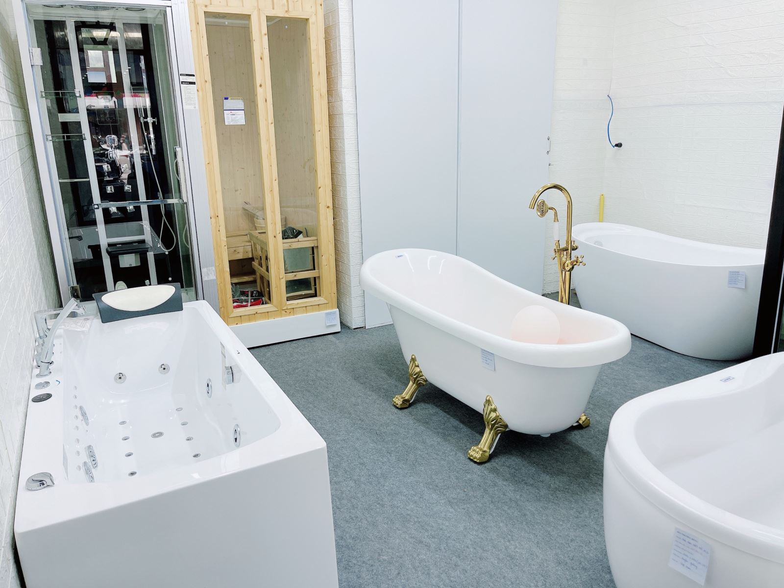 Một số loại hình bồn tắm