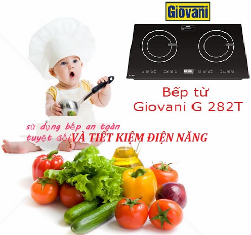 Bếp từ Giovani G-282T tiết kiệm điện năng