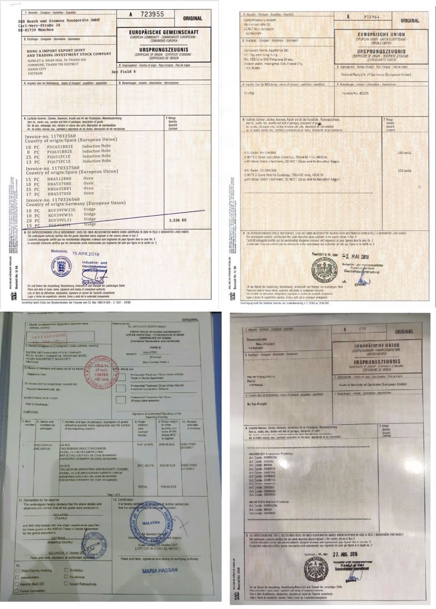 CO các dòng bếp từ