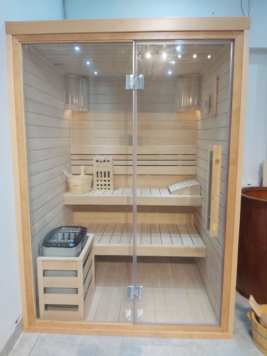 thiết kế phòng xông hơi khô cho gia đình, Spa