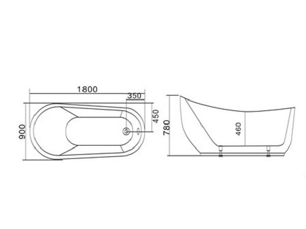 bản vẽ bồn tắm rudylux 004