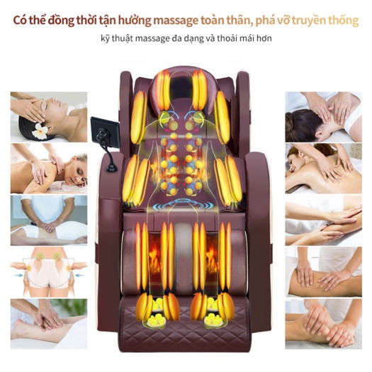 Thư giãn với ghế massage