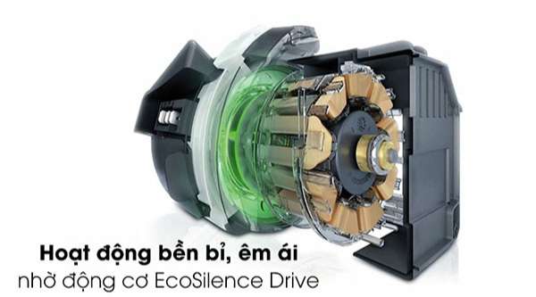 Động cơ EcoSilence mang lại cho máy rửa bát dộ bền bỉ và êm ái tối đa