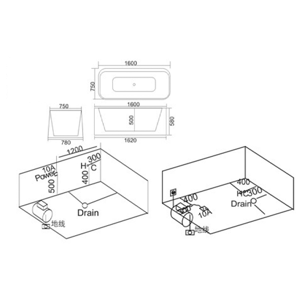 bản vẽ bồn tắm 89089
