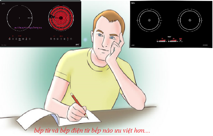 bếp từ và bếp điện từ