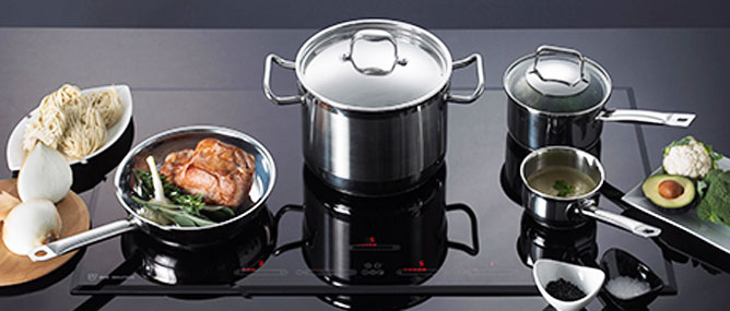 bếp từ dùng được nhiều loại nồi từ 