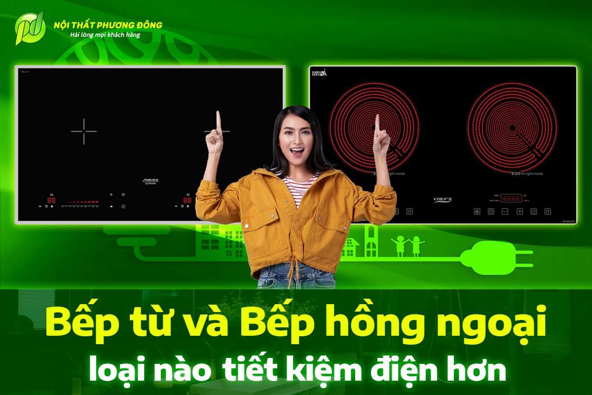bếp từ và hồng ngoại