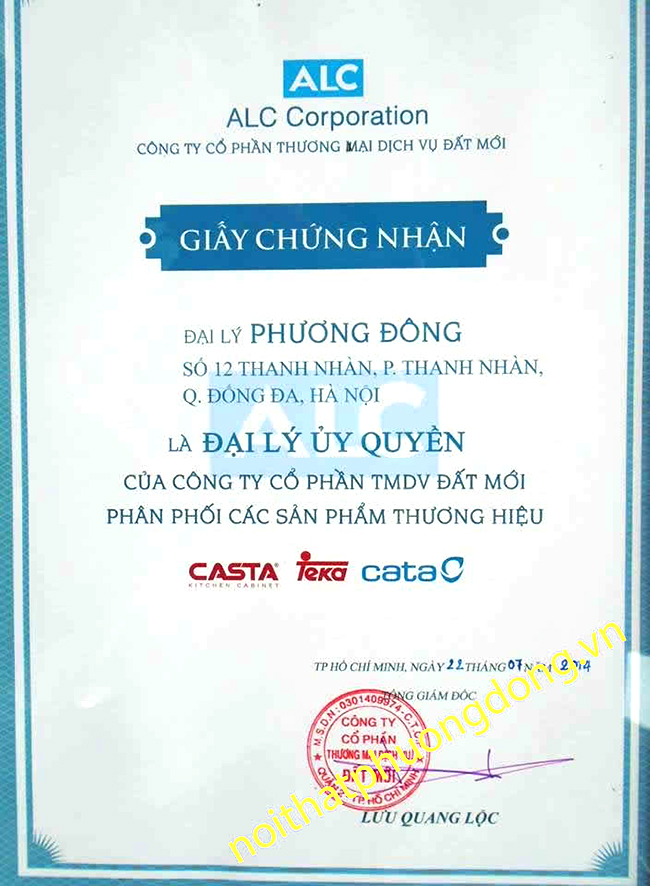 chứng nhận teka