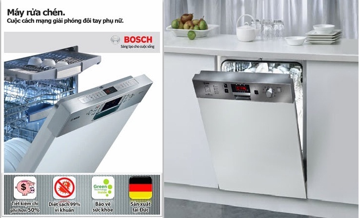 Máy rửa bát Bosch nhập khẩu cao cấp