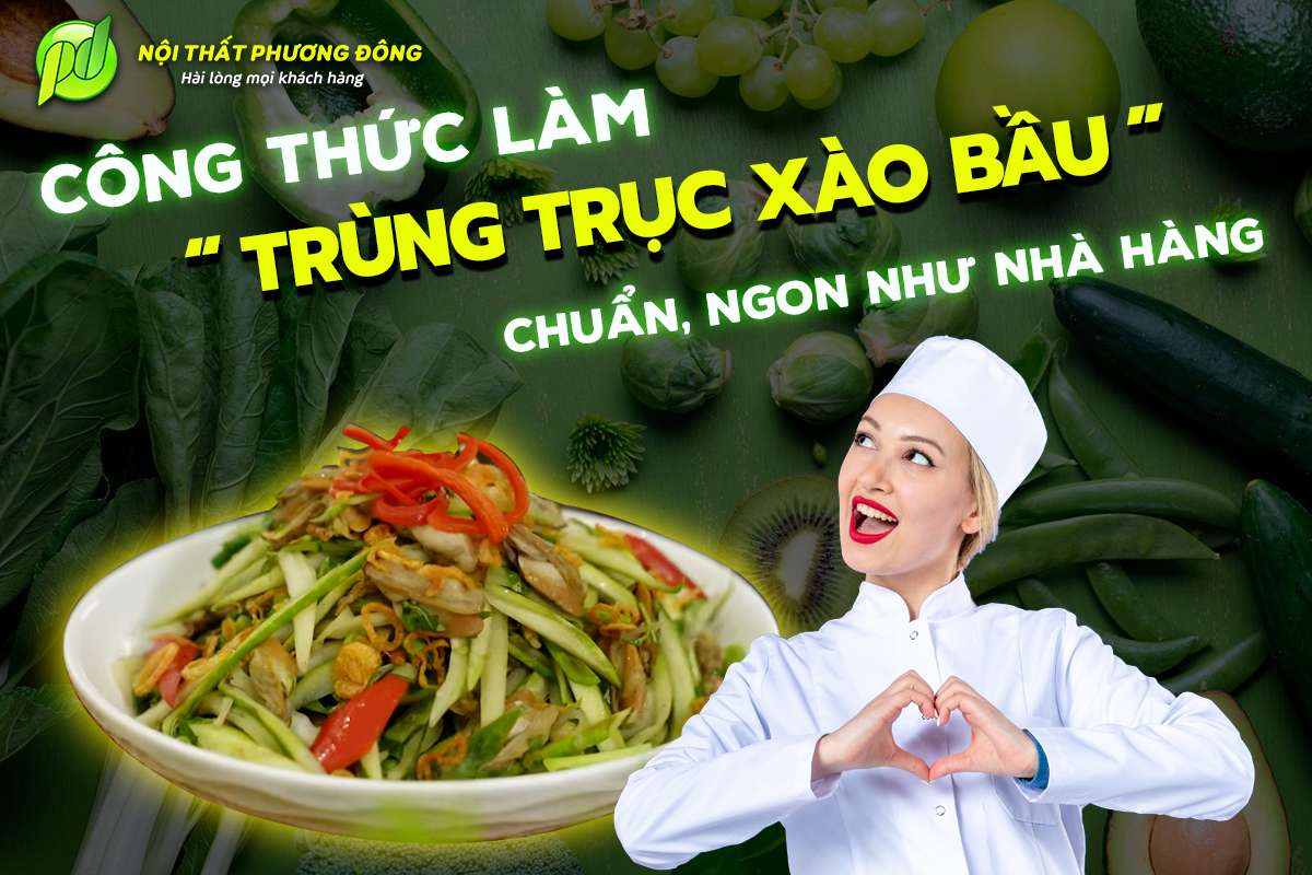 Trùng trục xào bầu