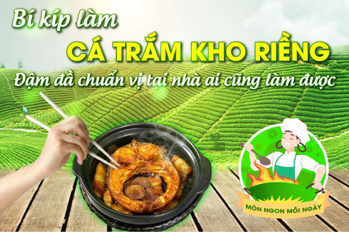 Cá trắm kho riềng