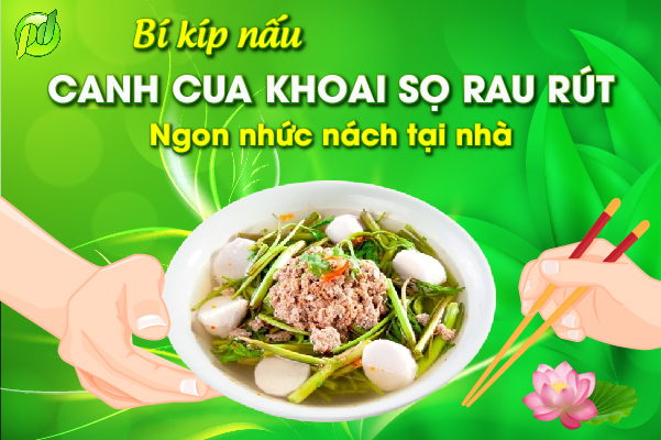 Canh khoai sọ rau rút