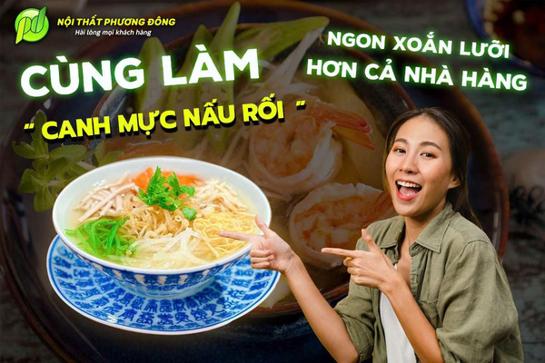 Cách làm canh mực nấu rối