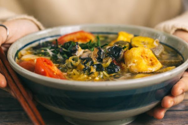 Canh riêu ốc nhồi