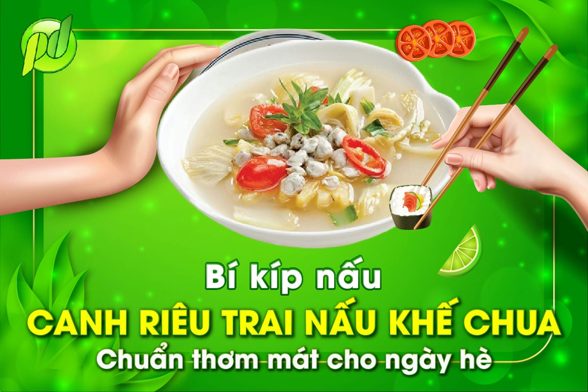 Canh riêu trai