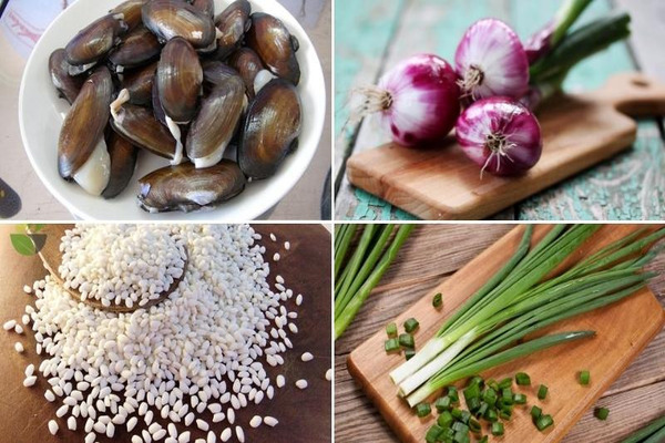  Nguyên liệu nấu cháo trai