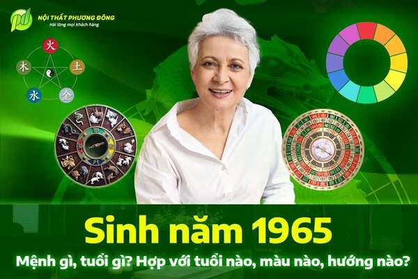 Sinh năm 1965 mệnh gì, tuổi gì? Hợp với tuổi nào, màu nào, hướng nào?