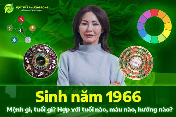 Sinh năm 1966 mệnh gì, tuổi gì? Hợp với tuổi nào, màu nào, hướng nào?