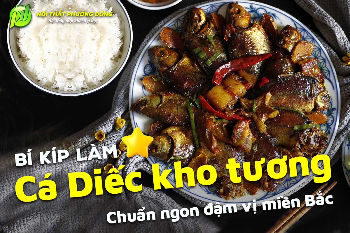 Cá diếc kho tương