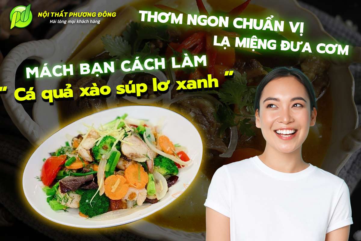 Cá quả xào súp lơ