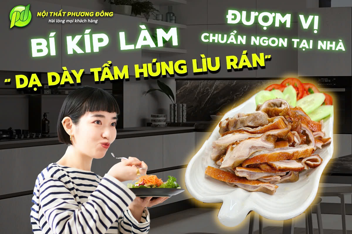 Dạ dày tẩm húng lìu