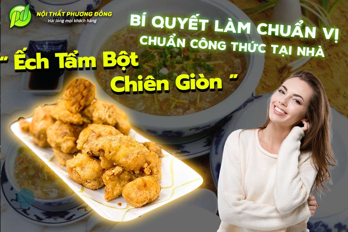 Ếch tẩm bột chiên giòn