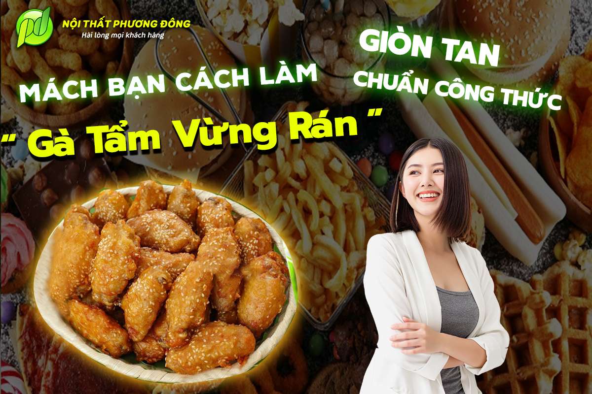 Gà tẩm vừng rán