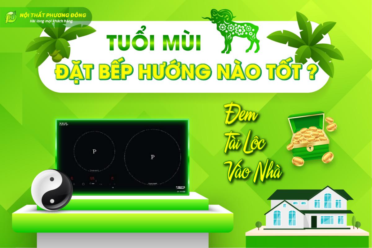 Hướng bếp cho người tuổi Mùi