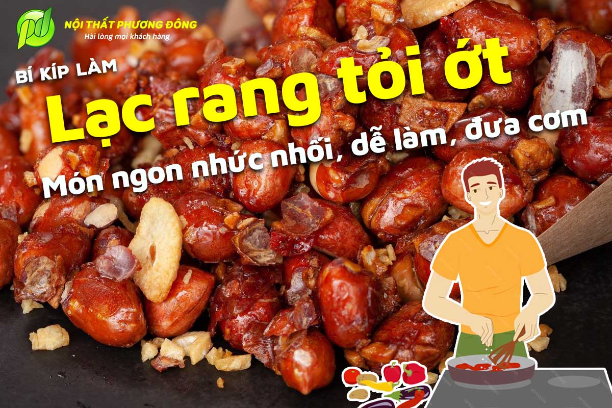 Lạc rang tỏi ớt