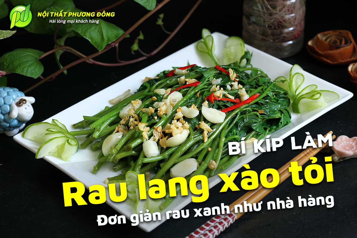 Rau lang xào tỏi