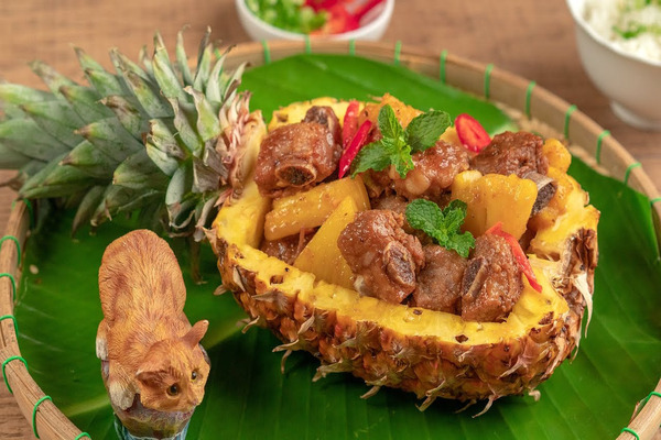 Món sườn kho hấp dẫn và đẹp mắt khiến các thành viên trong gia đình không thể cưỡng lại