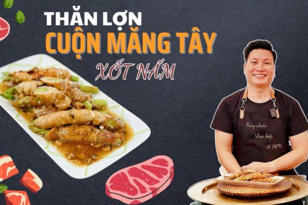 Thịt thăn cuộn măng tây