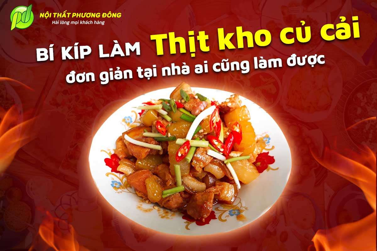 Thịt kho củ cải