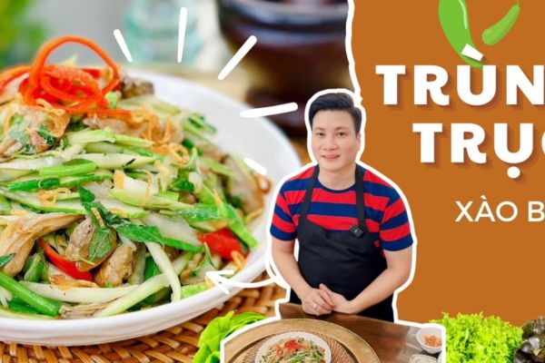 Trùng trục xào bầu