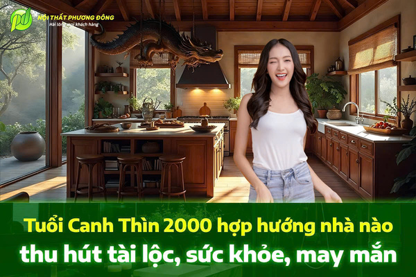 Tuổi Canh Thìn 2000 hợp hướng nhà nào thu hút tài lộc, sức khỏe, may mắn