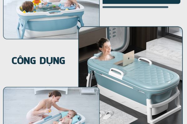 Bồn tắm gấp gọn