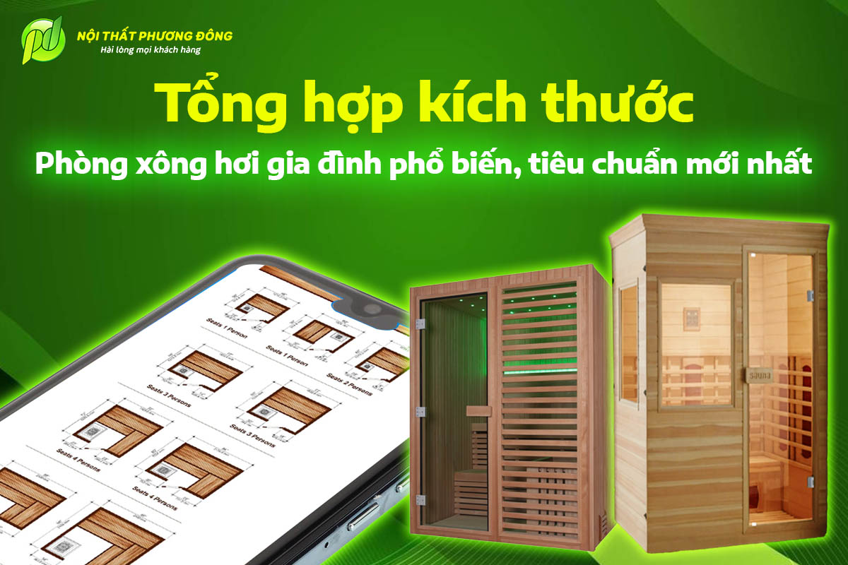 Kích thước phòng xông hơi