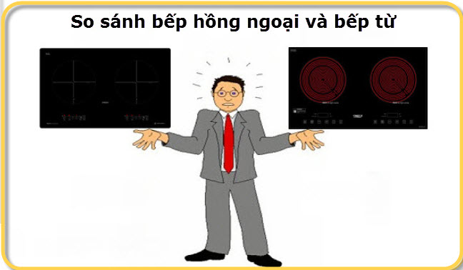 so sánh bếp từ và bếp hồng ngoại